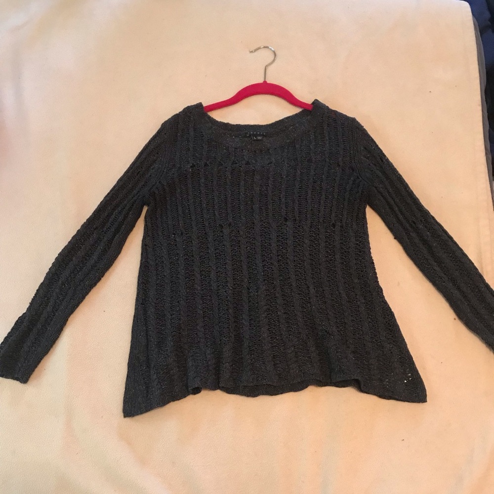 Dark grey Theory brand knit sweater